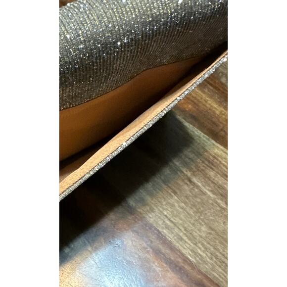 Envelope Purse Sparkling Metallic Cloth Color Reflecting 9.5 by 7 in. NWT - Picture 4 of 16